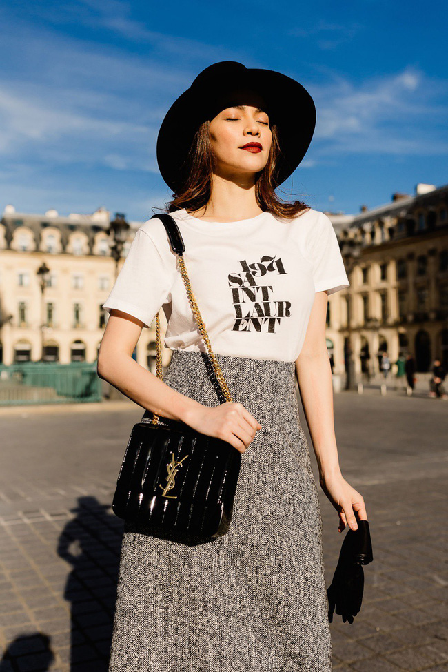 Bỏ quên nội y Hồ Ngọc Hà hóa quý cô sành điệu giữa đường phố Paris-8