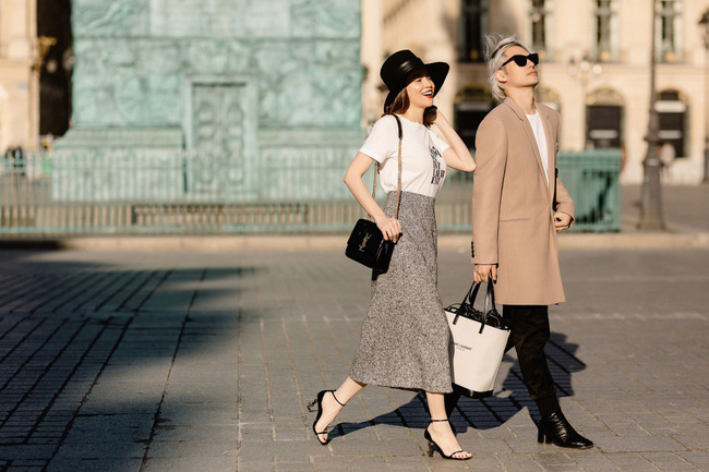 Bỏ quên nội y Hồ Ngọc Hà hóa quý cô sành điệu giữa đường phố Paris-1