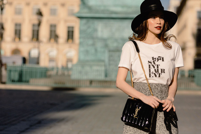 Bỏ quên nội y Hồ Ngọc Hà hóa quý cô sành điệu giữa đường phố Paris-9