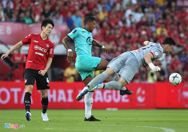 Báo Thái Lan: Chỉ còn Đặng Văn Lâm là đáng xem ở Muangthong-2