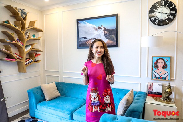 Không gian sống tràn ngập màu xanh của MC Vân Hugo và con trai-5