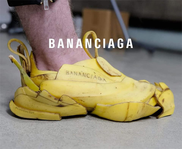 Hot nhất trên mạng hôm nay là đôi giày Balenciaga làm từ vỏ chuối: Có tiền cũng không mua được đâu!-2