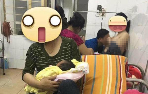 Khoảnh khắc đỏ mặt” của chồng trẻ trong phòng phụ sản khiến dân mạng tranh cãi kịch liệt-3