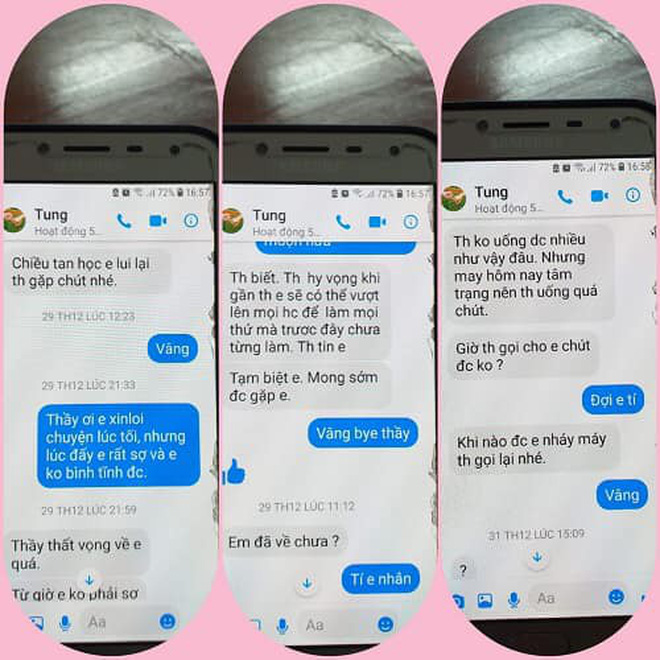 Nghi án thầy giáo trường chuyên nhắn tin gạ tình” nữ sinh lớp 10, Sở GD&ĐT Thái Bình yêu cầu làm rõ vụ việc-3