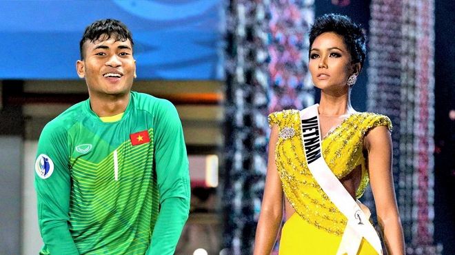 Hoa hậu HHen Niê khoe em trai có tên trong danh sách U23 Việt Nam dự giải châu Á-2