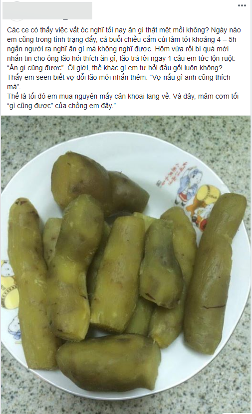 Chồng dễ tính bảo Ăn gì cũng được”, vợ liền làm mâm cơm khiến anh khóc thét, chị em thì cười bò và sự thật-1