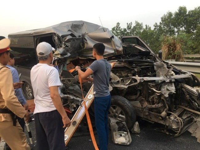 Vụ tai nạn trên cao tốc Pháp Vân - Cầu Giẽ: Xác định danh tính 2 nạn nhân tử vong thương tâm-5