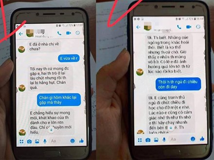 Thầy giáo trường chuyên Thái Bình nhận có nhắn tin tình cảm với nữ sinh và rất hối hận