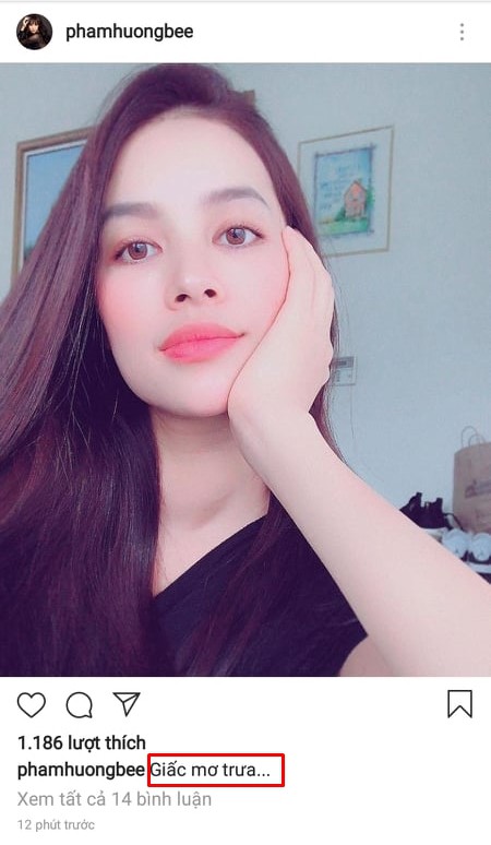 Khoe ảnh giấc mơ trưa dù ở Mỹ đang nửa đêm, phải chăng Phạm Hương đã về Việt Nam?-1