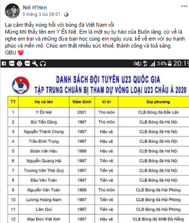 Em út U23 Việt Nam nhận lời động viên ấm áp từ Hoa hậu đẹp nhất thế giới trước ngày hội quân đội tuyển-2