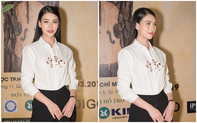 Thêm 1 mẫu áo sơ mi quốc dân lấy lòng từ hoa hậu Kỳ Duyên, Phương Khánh đến các cầu thủ như Văn Thanh, Bùi Tiến Dũng-1