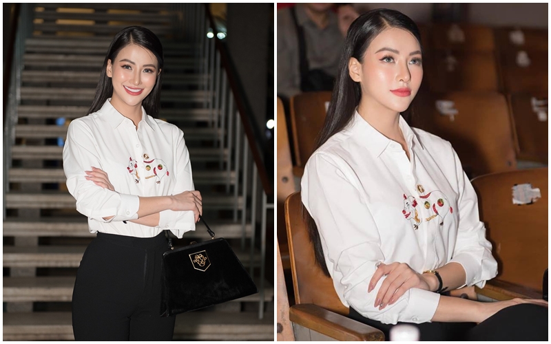 Thêm 1 mẫu áo sơ mi quốc dân lấy lòng từ hoa hậu Kỳ Duyên, Phương Khánh đến các cầu thủ như Văn Thanh, Bùi Tiến Dũng-2