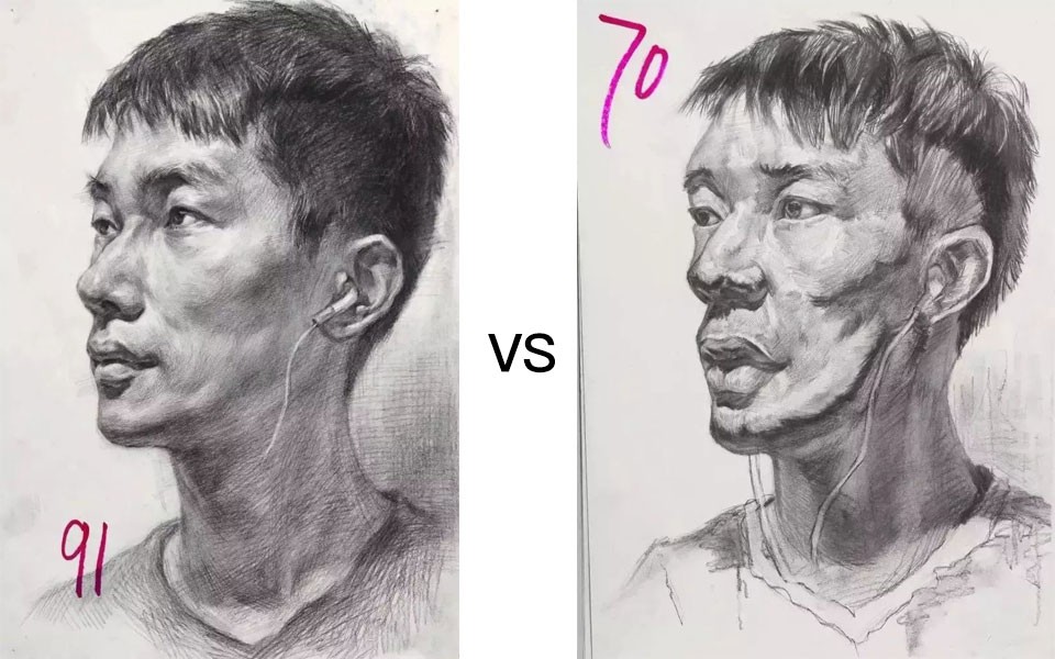 Nam sinh được mời làm mẫu cho lớp hội hoạ và kết quả nhận được như tranh vẽ... ông nội của mình!-6