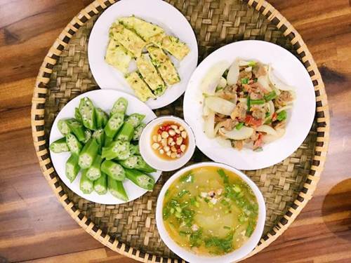 Vợ đảm 9x khoe những mâm cơm không thích thịt” nhưng chồng vẫn háo hức đòi ăn hàng ngày-4