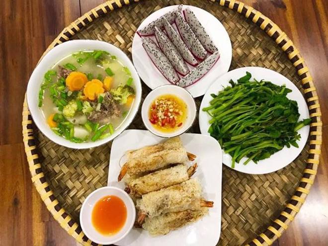 Vợ đảm 9x khoe những mâm cơm không thích thịt” nhưng chồng vẫn háo hức đòi ăn hàng ngày-7