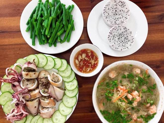 Vợ đảm 9x khoe những mâm cơm không thích thịt” nhưng chồng vẫn háo hức đòi ăn hàng ngày-15