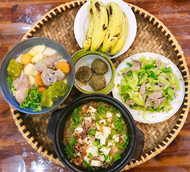 Vợ đảm 9x khoe những mâm cơm không thích thịt” nhưng chồng vẫn háo hức đòi ăn hàng ngày-10