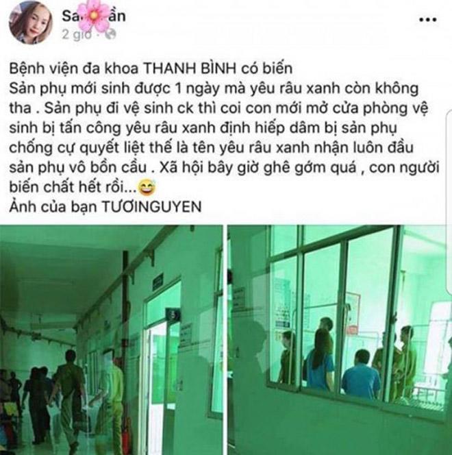 Vụ sản phụ bị tấn công tình dục trong nhà vệ sinh bệnh viện: Hé lộ lời khai của nghi phạm-1