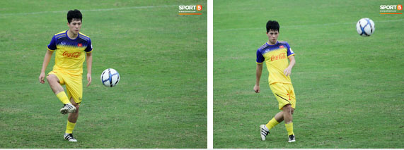 Trọng ỉn nhăn nhó vì đau, gặp khó khi sử dụng chân thuận khiến HLV Park Hang Seo lo lắng-5