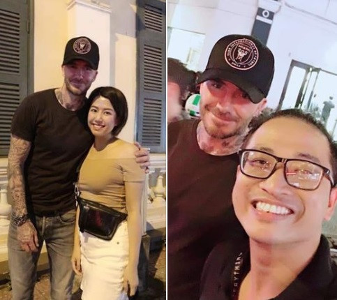 Beckham vui vẻ chụp ảnh cùng fan tại phố đi bộ ở TP.HCM-1