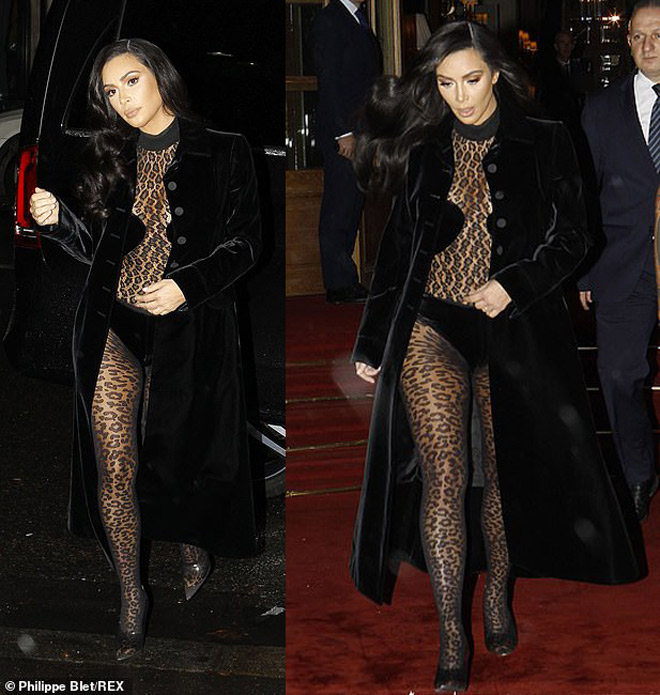 Kim siêu vòng 3 lại gây xôn xao khi mặc nội y ra phố-5