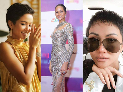 Hơn cả tắc kè hoa, H’Hen Niê gây lóa mắt khi thay đổi trang phục liên tục trong 1 ngày-12