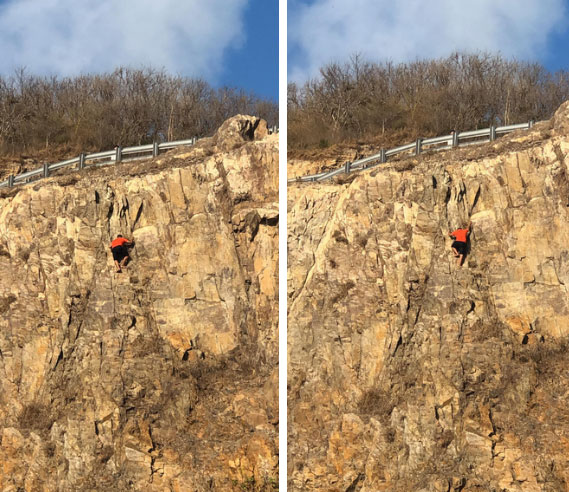 Clip: Nam thanh niên Vũng Tàu liều lĩnh leo núi đá cheo leo bằng tay không rồi bất ngờ rơi xuống khiến nhiều người thót tim-2