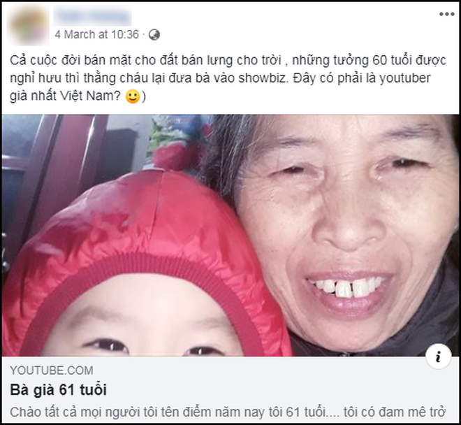 Hiện tượng YouTube Bà già 61 tuổi vẫn làm vlog ngầu như giới trẻ, 1 tuần kiếm triệu view và 45.000 sub-4