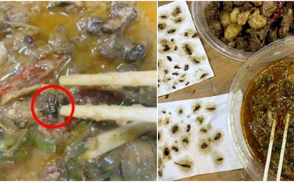 Đặt đồ ăn qua mạng, người phụ nữ hãi hùng khi gắp được 40 vật thể lạ từ bên trong-1