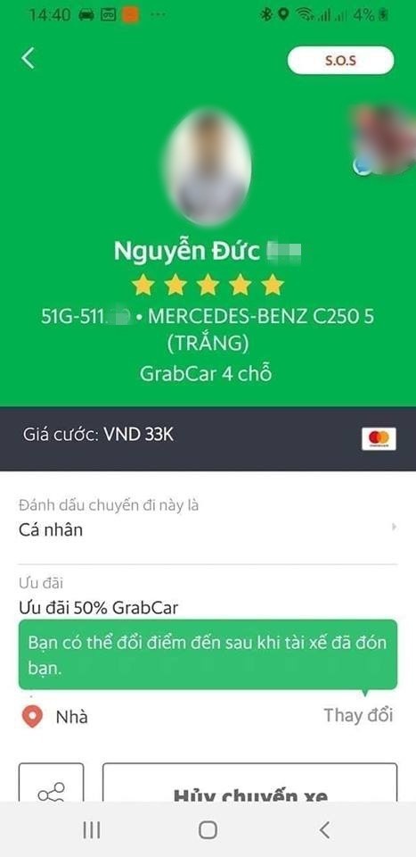 Choáng váng: Chủ xe Mercedes tiền tỷ chạy grab kiếm 33 nghìn đồng-2