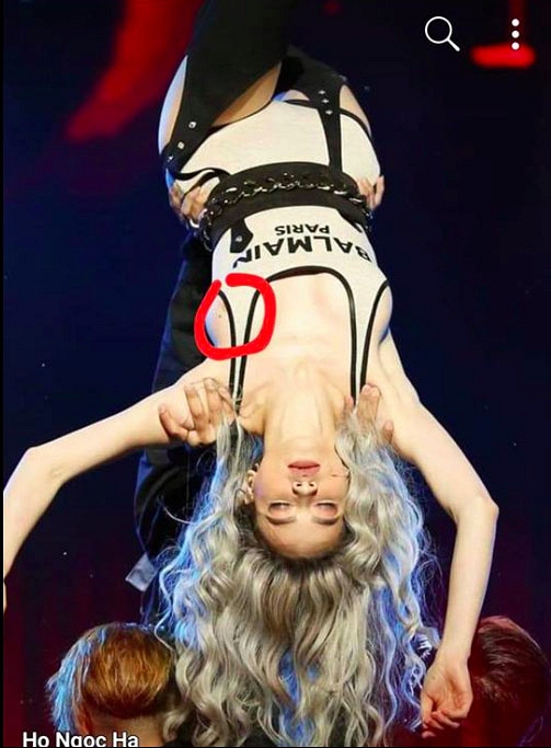 Bị nghi lộ hàng khi xuất hiện dấu vết lạ lúc biểu diễn, Hà Hồ giải thích lý do khiến fan thở phào-4