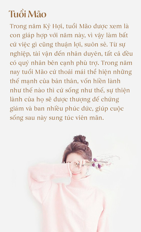 3 con giáp thiện lành sinh phú quý, năm Kỷ Hợi càng vui vẻ càng phát tài, 10 người hết 9 người viên mãn sung túc-1