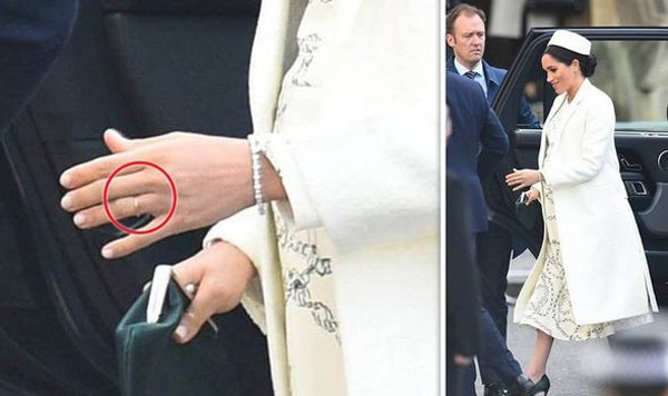 Trước nghi vấn hôn nhân trục trặc, Meghan gây bất ngờ khi không đeo nhẫn đính hôn do Hoàng tử Harry tự tay thiết kế trong sự kiện mới nhất-3