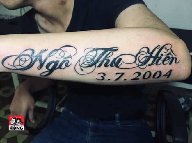 Anh trai xăm tên em gái lên tay, biết được lý do ai cũng lặng người-1