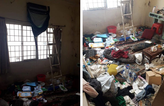 Nhân viên bảo dưỡng điều hòa khóc thét khi đến nhà khách mà tưởng sa nhầm bãi rác, nhìn lọc gió điều hòa mà suýt ngất-3