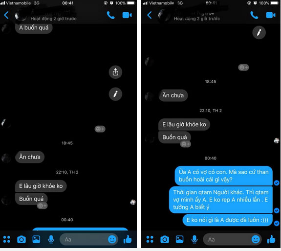 Anh giai vợ con đùm đề còn thả thính gái lạ trên mạng và màn đáp trả gắt đừng hỏi của cô ấy-1