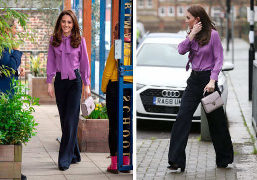 Lên đồ như nàng công sở thứ thiệt, Công nương Kate được khen nức nở dù chọn màu áo siêu khó nhằn-1