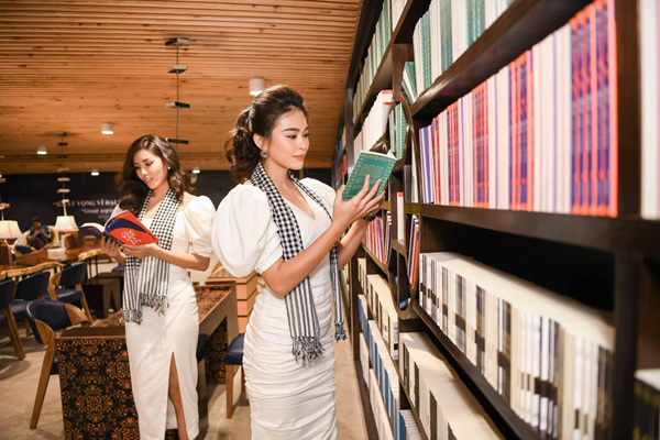 Á hậu Mâu Thủy khuyên bạn trẻ đọc sách ‘Khuyến học’-1