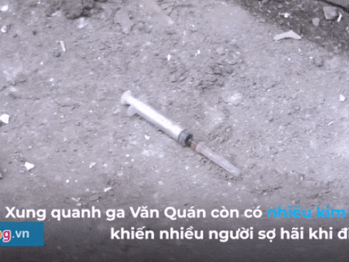 Đường sắt Cát Linh – Hà Đông: Chân nhà ga ngập tràn rác thải hôi thối, trở thành nơi nuôi nhốt gà-22