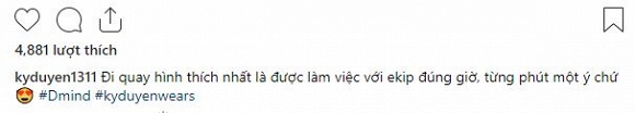 Thích làm việc với ekip đúng giờ từng phút một nhưng trong quá khứ, Kỳ Duyên lại có tính xấu nhiều lần đi trễ-2