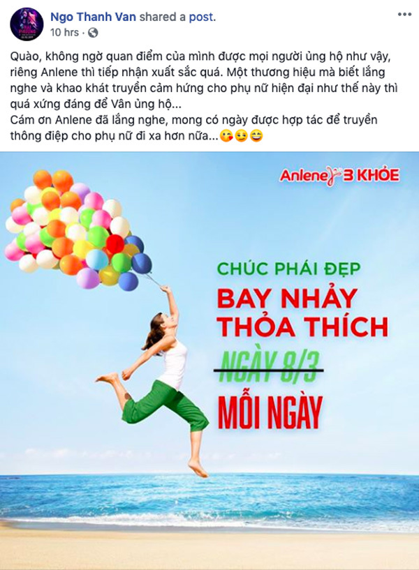 Sao Việt đồng loạt ủng hộ tuyên ngôn ‘Phụ nữ có quyền bay nhảy’-5