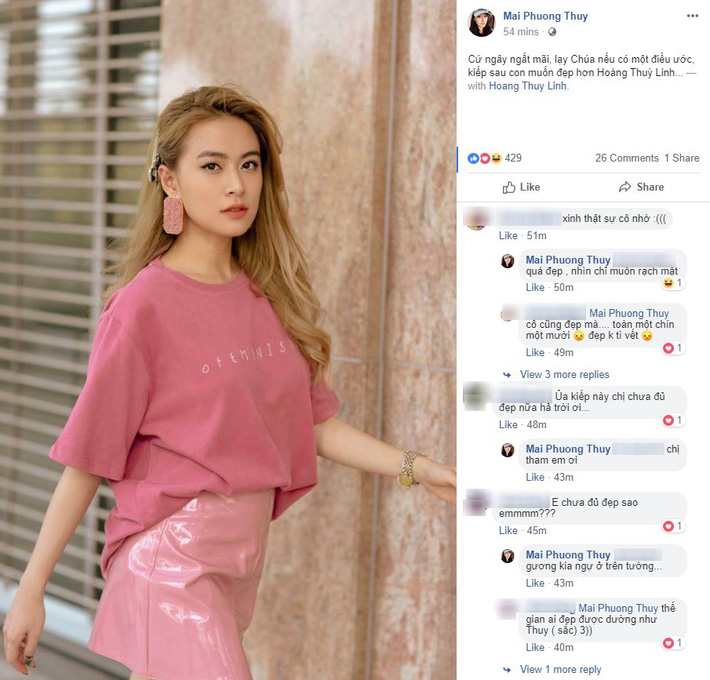 Mai Phương Thúy chỉ ước kiếp sau đẹp hơn Hoàng Thùy Linh, fan thi nhau kêu gào: Chị còn chưa đủ đẹp sao-1