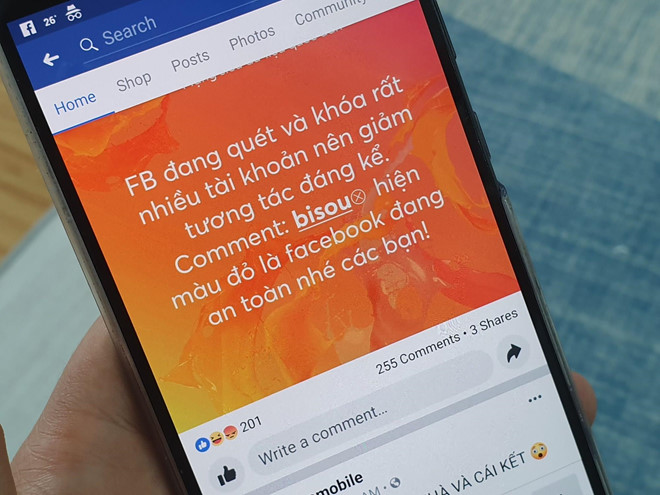 Facebook sập, dân mạng lại tung trò lừa bisou để kiểm tra an toàn-1