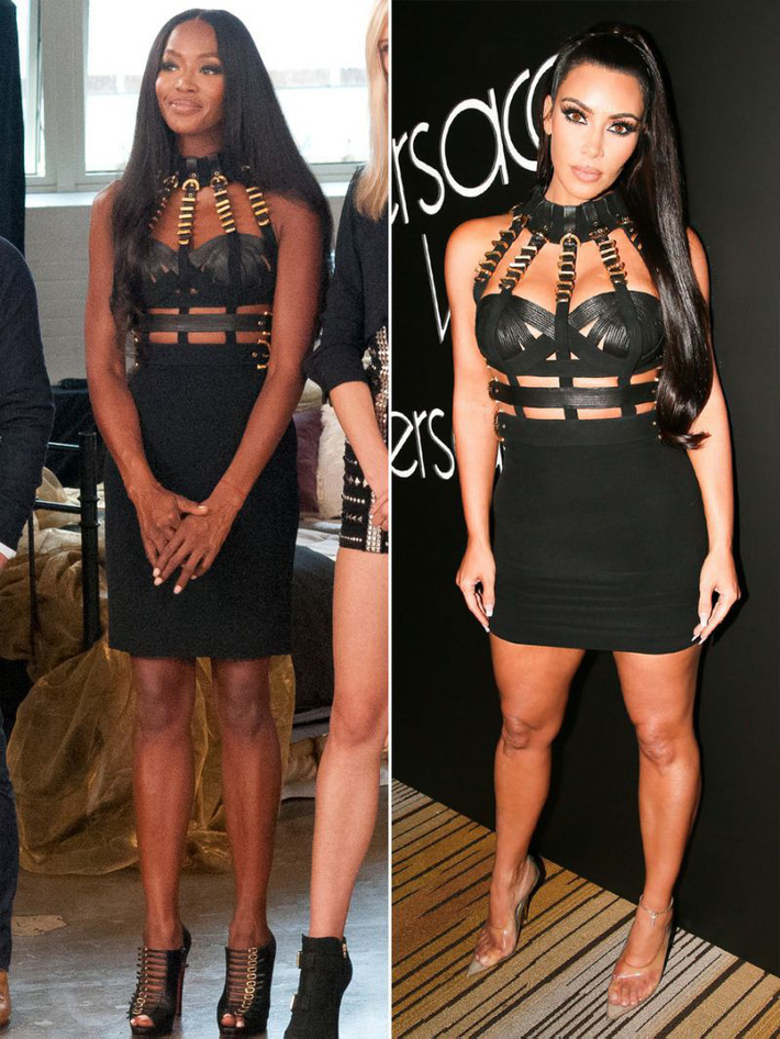 Kim Kardashian liên tiếp copy lại phong cách của Naomi Campbell nhưng lại đem đến ấn tượng hoàn toàn khác-4