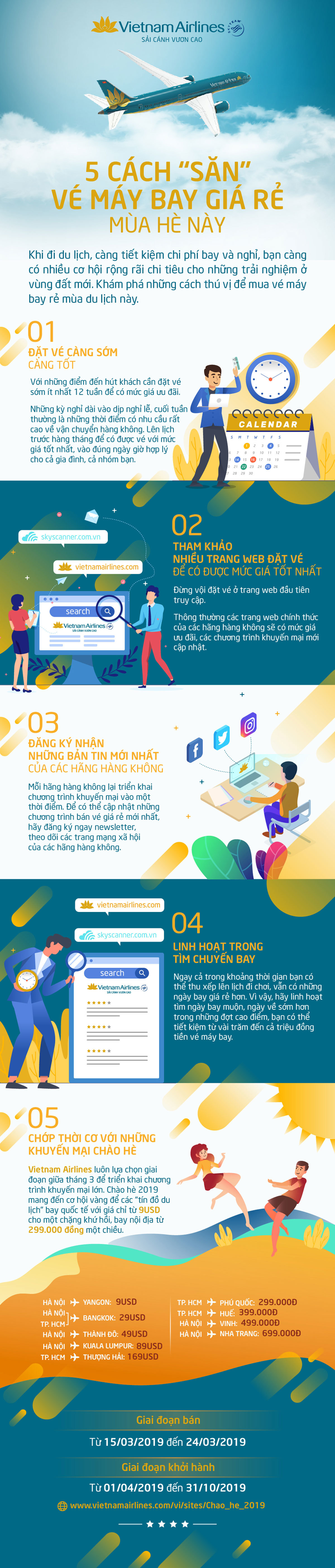 5 cách ‘săn’ vé máy bay giá rẻ hè 2019-1