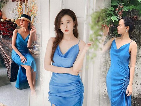 Hiếm có hot girl nào giản dị và tiết kiệm như Midu, một chiếc váy mặc đến hơn 3 lần