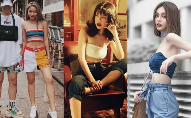 Bộ sưu tập áo chỉ bằng 1 gang tay cực gợi cảm của Minh Tú và dàn mỹ nhân Việt-9