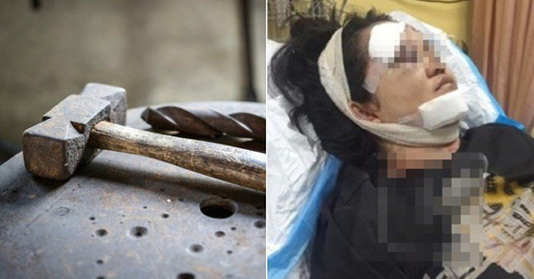 Thấy con gái tốt nghiệp mà vẫn chưa xin được việc, bố đẻ tức tối nện búa vào mặt không thương tiếc-1