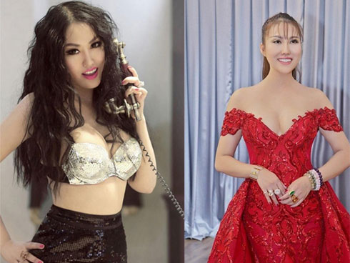 Phi Thanh Vân diện váy bó chẽn sau khi bị chê béo-9