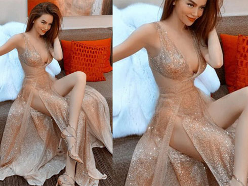 Hồ Ngọc Hà đi dự đám cưới mà bạn trai Kim Lý làm phù rể-11